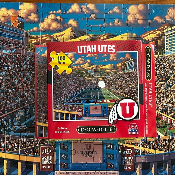 Eric Dowdle Puzzle - Utah Utes - Picture 1 of 6